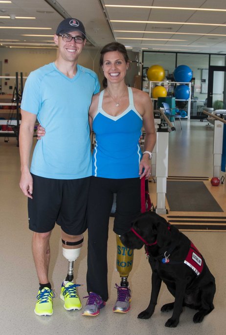 Newlyweds Jessica Kensky and Patrick Downes each lost a leg in the Boston Marathon bombing. Rescue the assistance dog helps fetch keys and push buttons, bringing warmth and joy as the couple recovers.